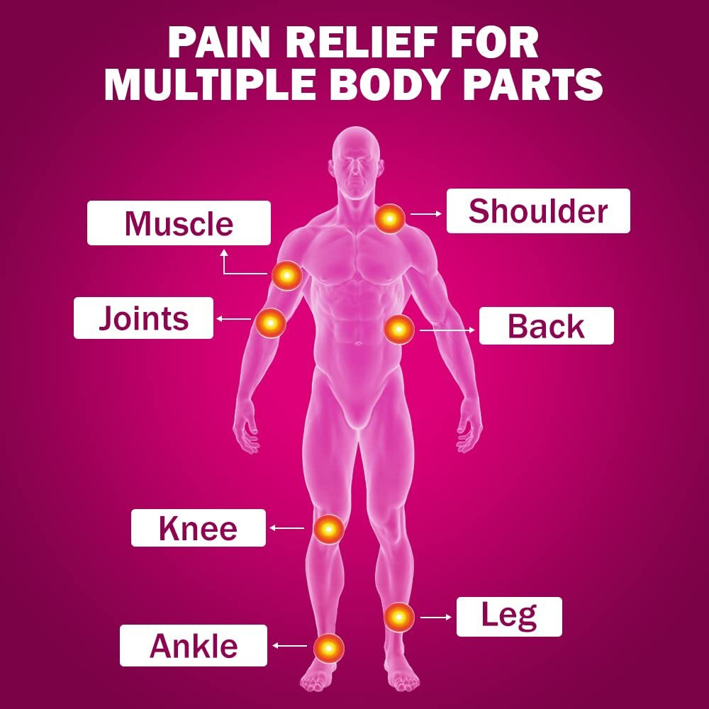 Moov Fast Pain Relief Cream - 50G | Suitable For Back Pain, Muscle Pain, Joint Pain, Knee Pain | 100% Ayurvedic Formula | Suitable For Sports & Gym Related Injuries