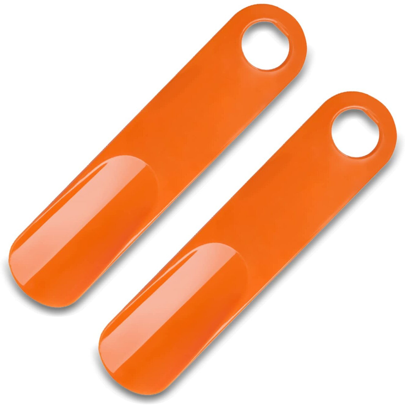 Mr. Carve Premium Abs Plastic Shoe Horn Orange With Shoe Shiner