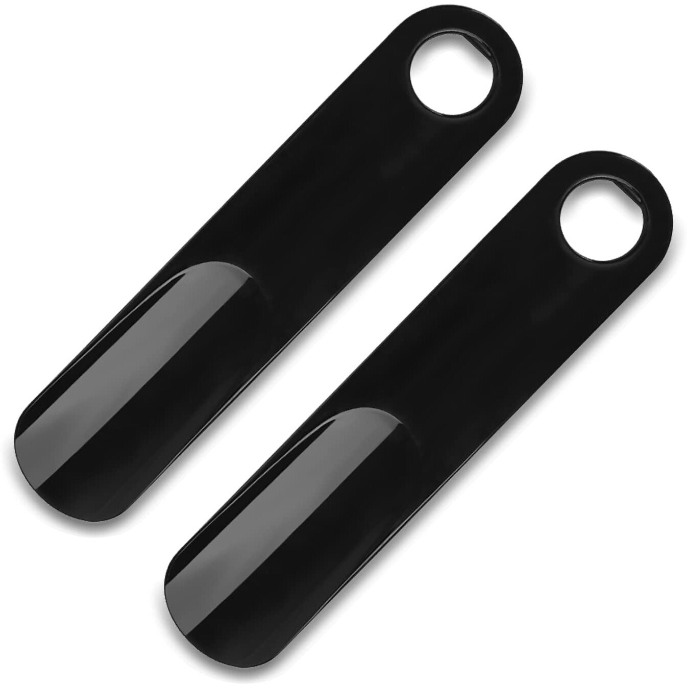 Mr. Carve Premium Abs Plastic Shoe Horn Black With Shoe Shiner