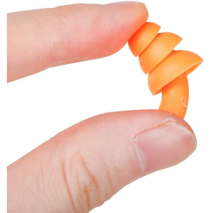 Futurekart Ear Plugs Softa Gel Noise Reduction For Sleping/Medittion/Swiing Adult Child/Reusable For Travel - 5 Pairs - Random Color