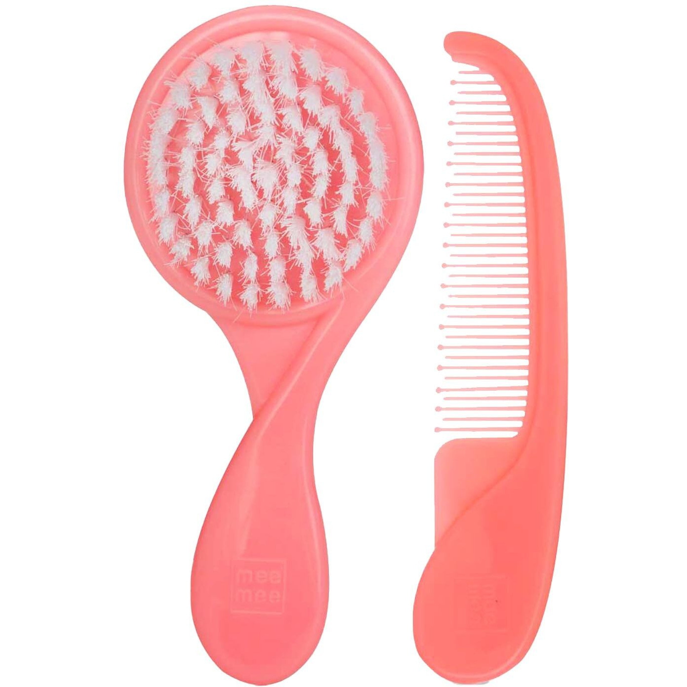 Mee Mee Easy Grip Soft Bristled Comb & Brush Set