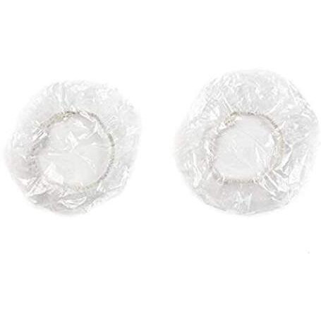 Cute Critters 100 Pack Clear Ear Protectors Waterproof Ear Covers For Hair Dye, Shower, Bathing,Colouring