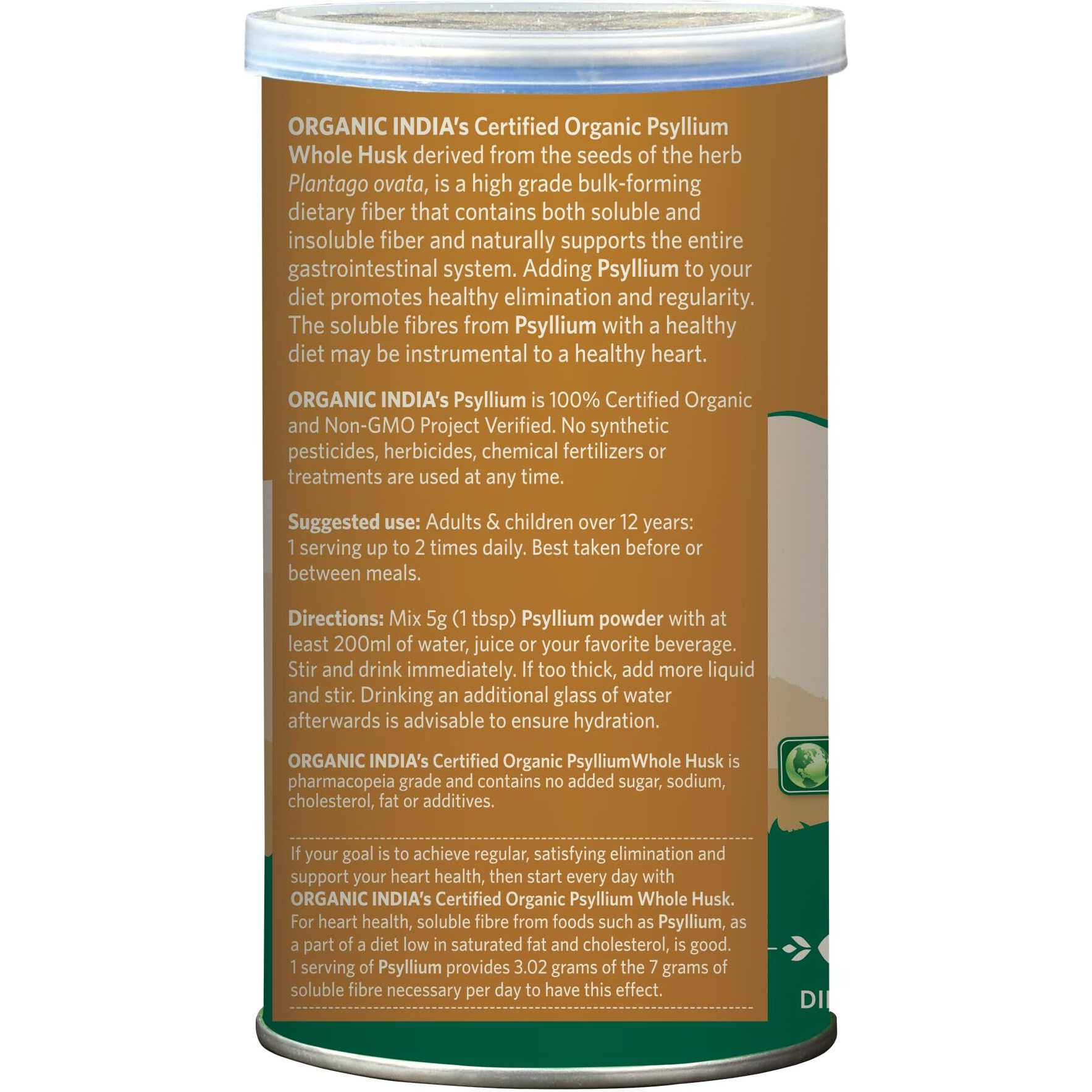 Organic India Isabgol Psyllium Husk Powder , 100 G