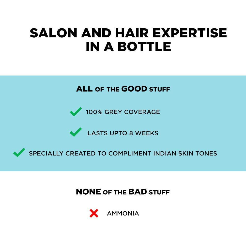 Bblunt Salon Secret High Shine Crme Hair Colour, 100G - Natural Black 1 (Pack Of 1) With Shine Tonic, 8Ml