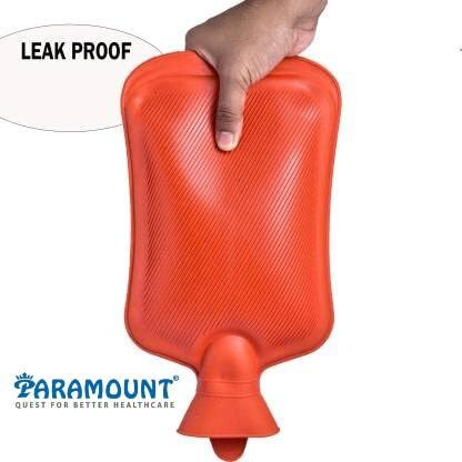 Paramount Hot Water Bottle Bag For Pain Relief | Heating Pad | Hot Water Bag For Pain Relief | Hot Water Bottle | Rubber Bottle- 1.75 Ltr. (Red)