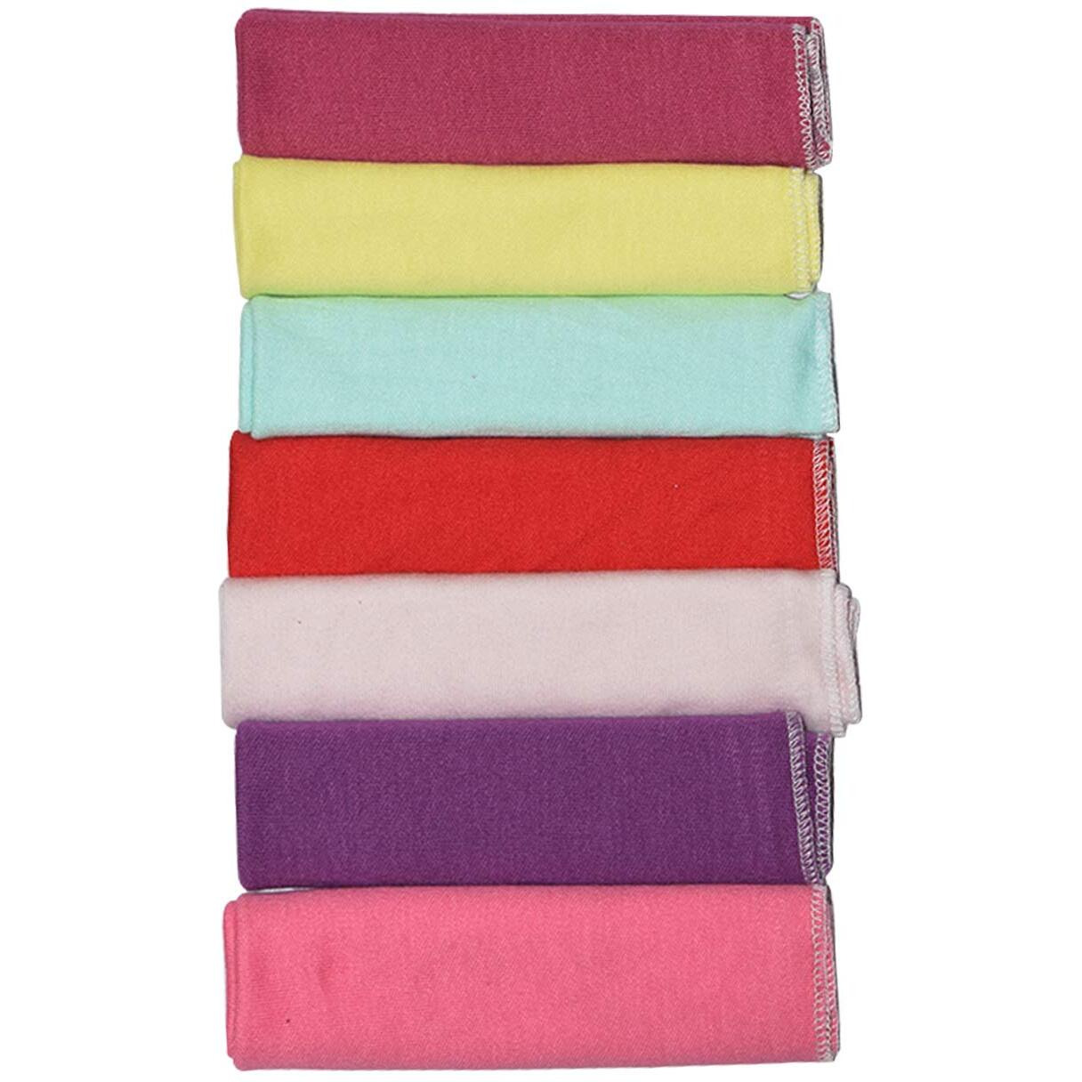 Billy Bum Washcloth For New Born 100% Hosiery Cotton/Reusable Extra Soft Face Towels Washcloth For Babies (7 Pieces) Color May Vary (Pack Of 1)