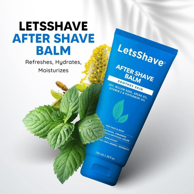 Letsshave After Shave Balm For Men & Women, After Shave Lotion (100Ml)