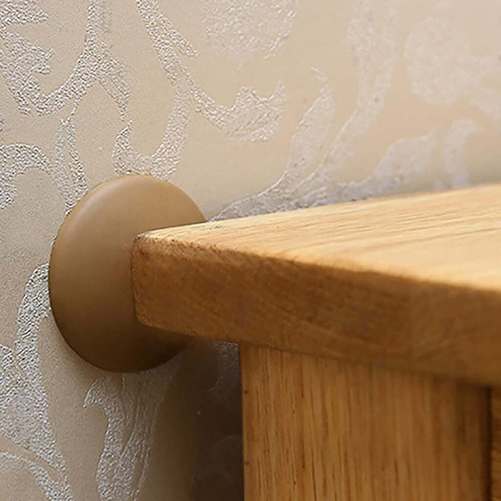 Volo Anti Skid Self Adhesive Scratch Protectors For Carpets, Tiles, Laminates And Hardwood Floors Sticking Round Felt Pads Furniture Noise Insulation (Brown Color 4 Pcs Crash Pads)