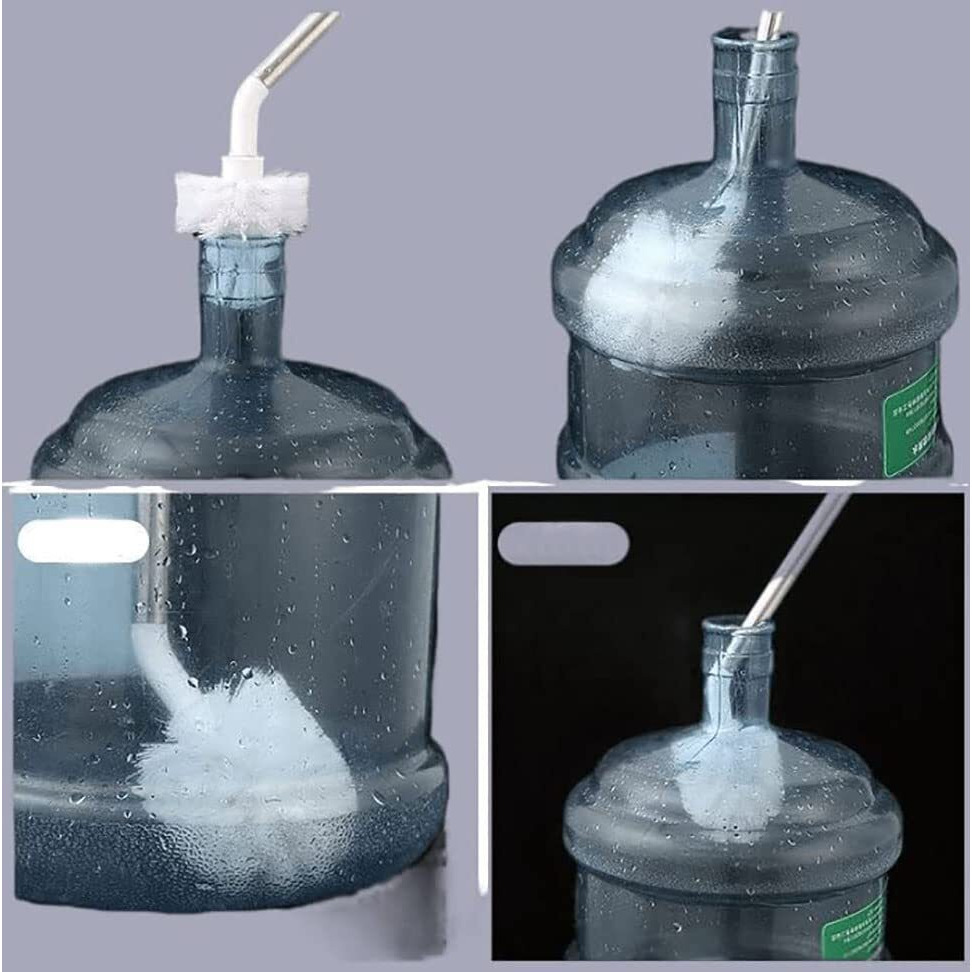 Faas Can Cleaning Brush/ 360 Rotating Long Handle Cleaner Brush/ 20 Ltr Water Can Cleaning Brush, Multicolour, Plastic