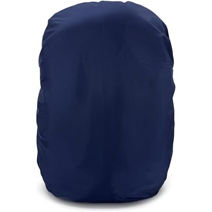 Mutmain Bag Cover Waterproof 25L To 35L Rain Cover For Backpack Schoolbag, Laptop Bag, Dust Proof, Rubberized Material (Navy Blue)