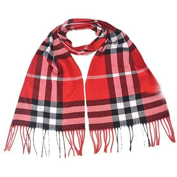Creature Warm Winter Wear Acrylic Woolen Muffler/Scarf For Men & Women Warm Lightweight Scarf (Red)