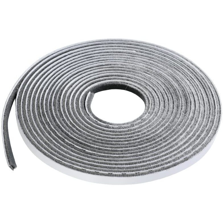 Bowiemall 10 Meter Weather Stripping Windows Seal Brush Weather Stripping Self Adhesive Seal Strip Weatherstrip For Windows And Doors Dustproof Soundproof Windproof For Windows Bottom And Frame