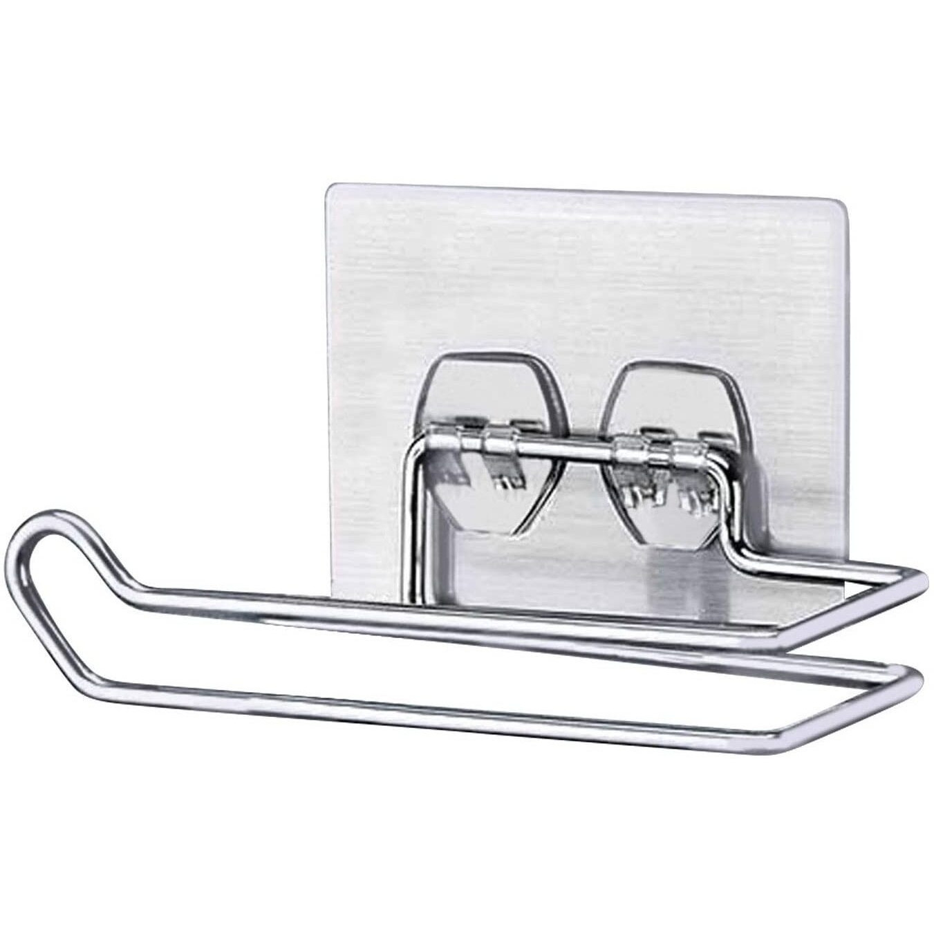 Xelvix Toilet Paper Roll Holder Bathroom/Kitchen Self Adhesive Tissue Roll Holder Wall Mounted Towel Holder