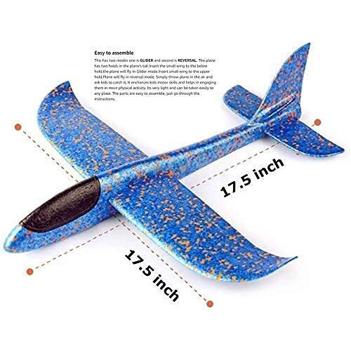 Ak Anolihk The Value Airplane Toy - Large Throwing Foam Plane (1Pc Foam Airplane Fba 0)