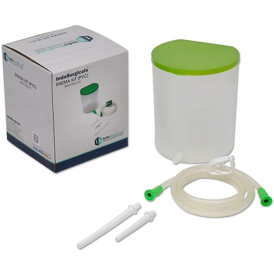 Is Indosurgicals Pvc Enema Kit For Home Use With Instruction