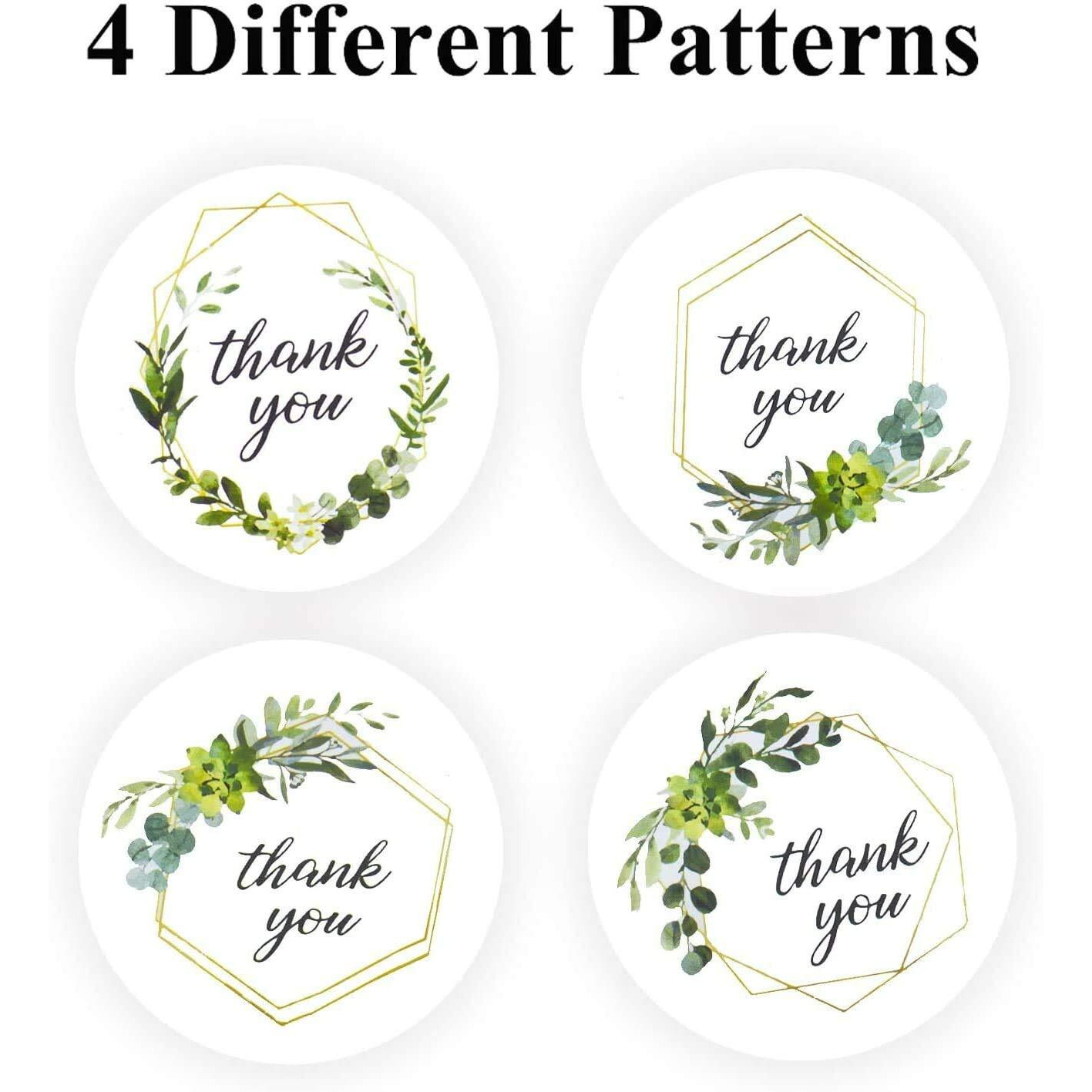 Hasthip 500 Pcs 1 Inch Thank You For Supporting My Business Gift Paper Labels Stickers, Gift Handmade Labels For Christmas Craft Card Making
