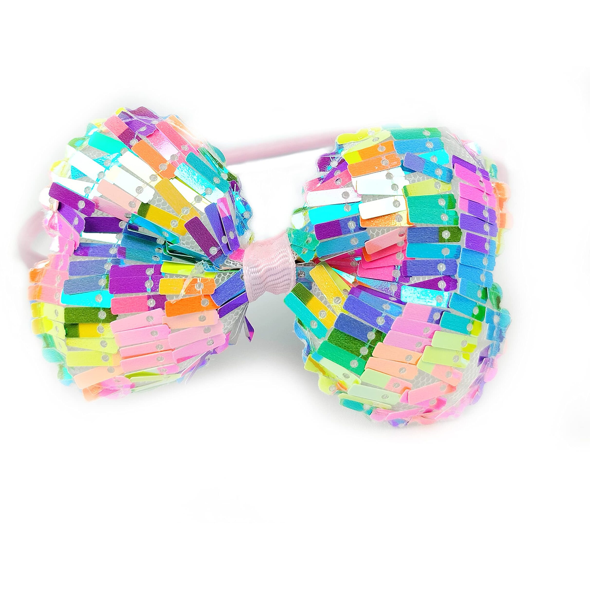 Annacreations Plastic Multi-Coloured Baby Girl Hairband Set, Baby Hairband For Kids, Hair Bands Elastic Toddler, Hair Accessories,Return Gift Box Set - (Pack Of 6 Pcs)