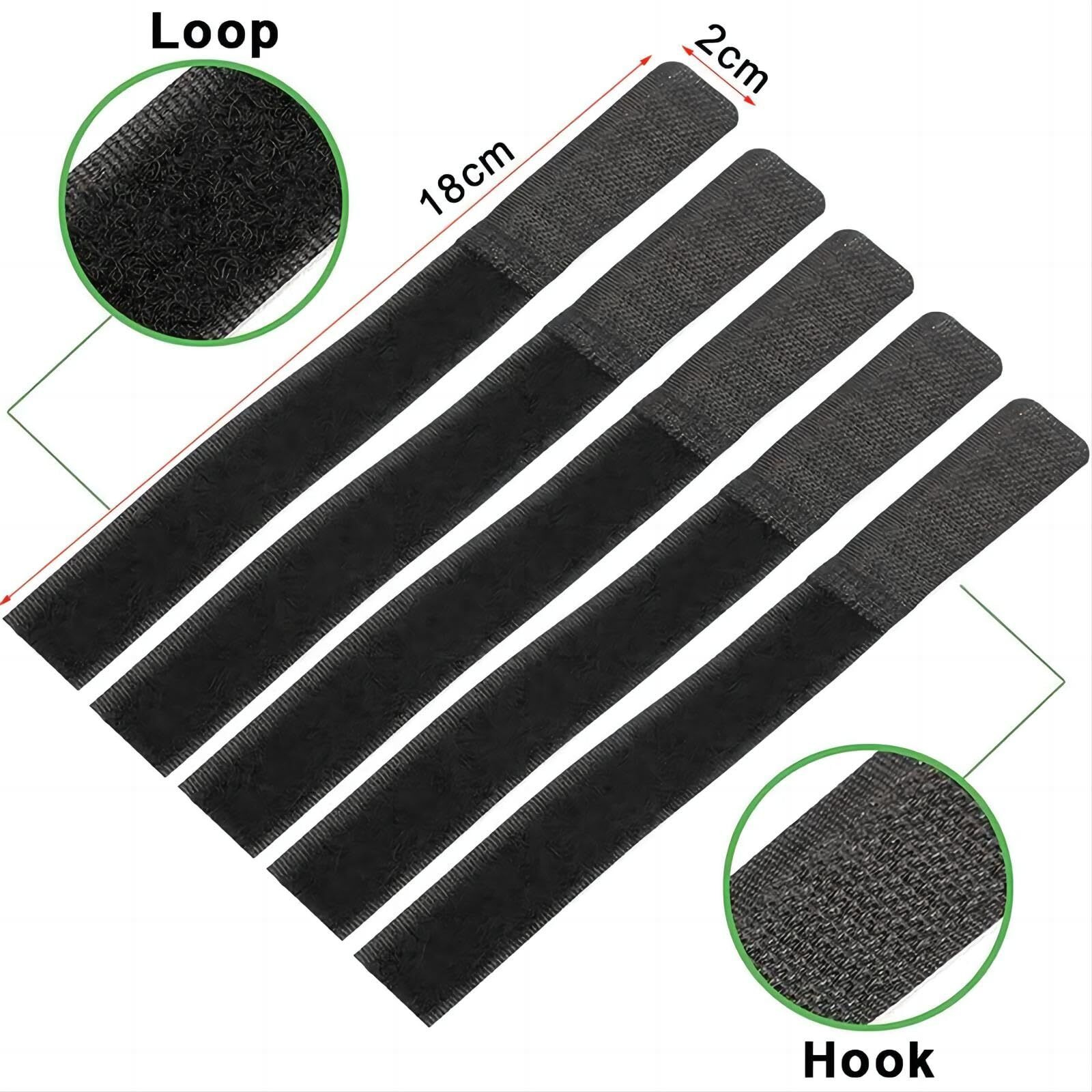 Sunkizzrs Reusable Cable Ties(100 Pcs)Nylon Cable StrapsCable Tie Reusable Wire Rope Hook And Loop Cable Organiser Cable Tie With Adhesive For Pc, Tv, Desk, Wfh Accessories (I Style)