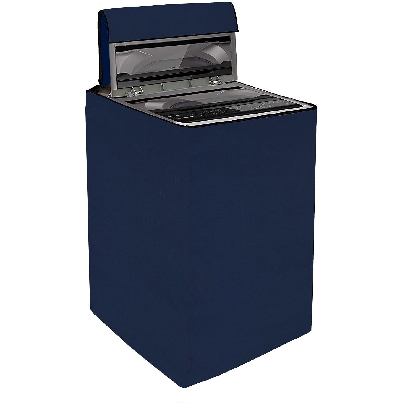 Yellow Weaves Polyester Waterproof & Dust-Proof Top Loading Fully Automatic Washing Machine Cover For 6 Kg, 6.5 Kg, 7Kg & 7.5 Kg (Blue)