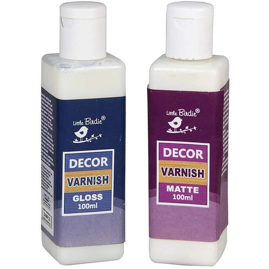 Itsy Bitsy Craft Store Varnish, Matte And Glossy Finish 100 Ml Each