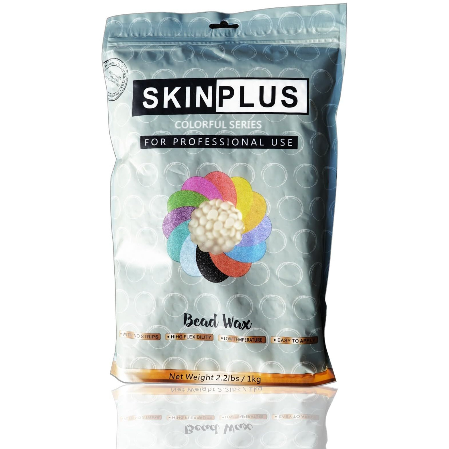 Urbanmac Skinplus Hard Beans Wax With Wooden Stick For Women Full Body Hair Removal Wax (500 G) Multicolor