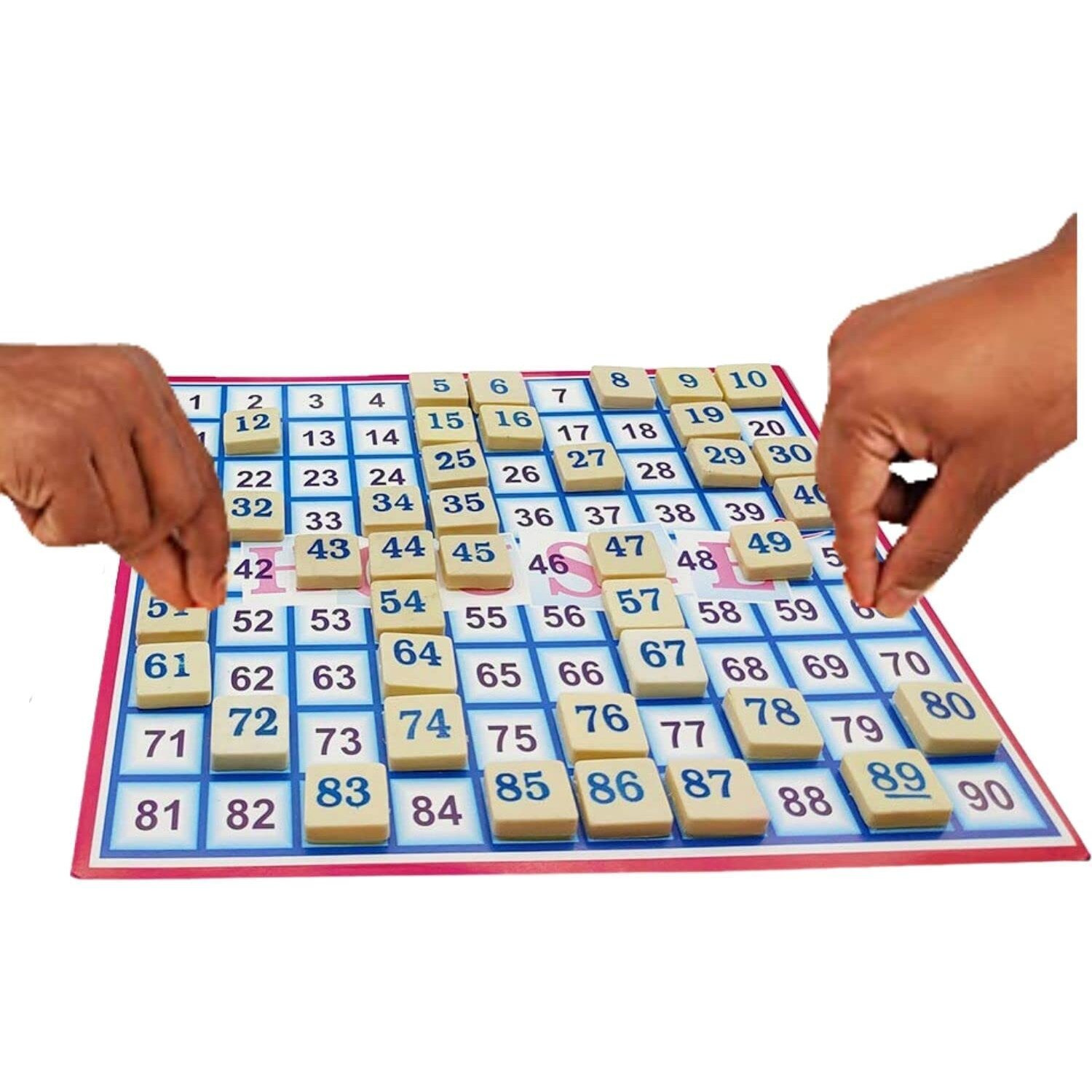 Kids Mandi Tambola Game Set | Housie Deluxe Board Game With 48 Reusable Cards And Tiles | A Complete Family Entertainment Game For All - Age 6 Years And Above