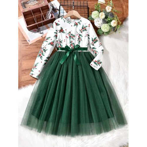 Tagas Baby-Girl's Satin Fit And Flare Knee-Length Frock (Kd-96_Green 7 Years-8 Years)