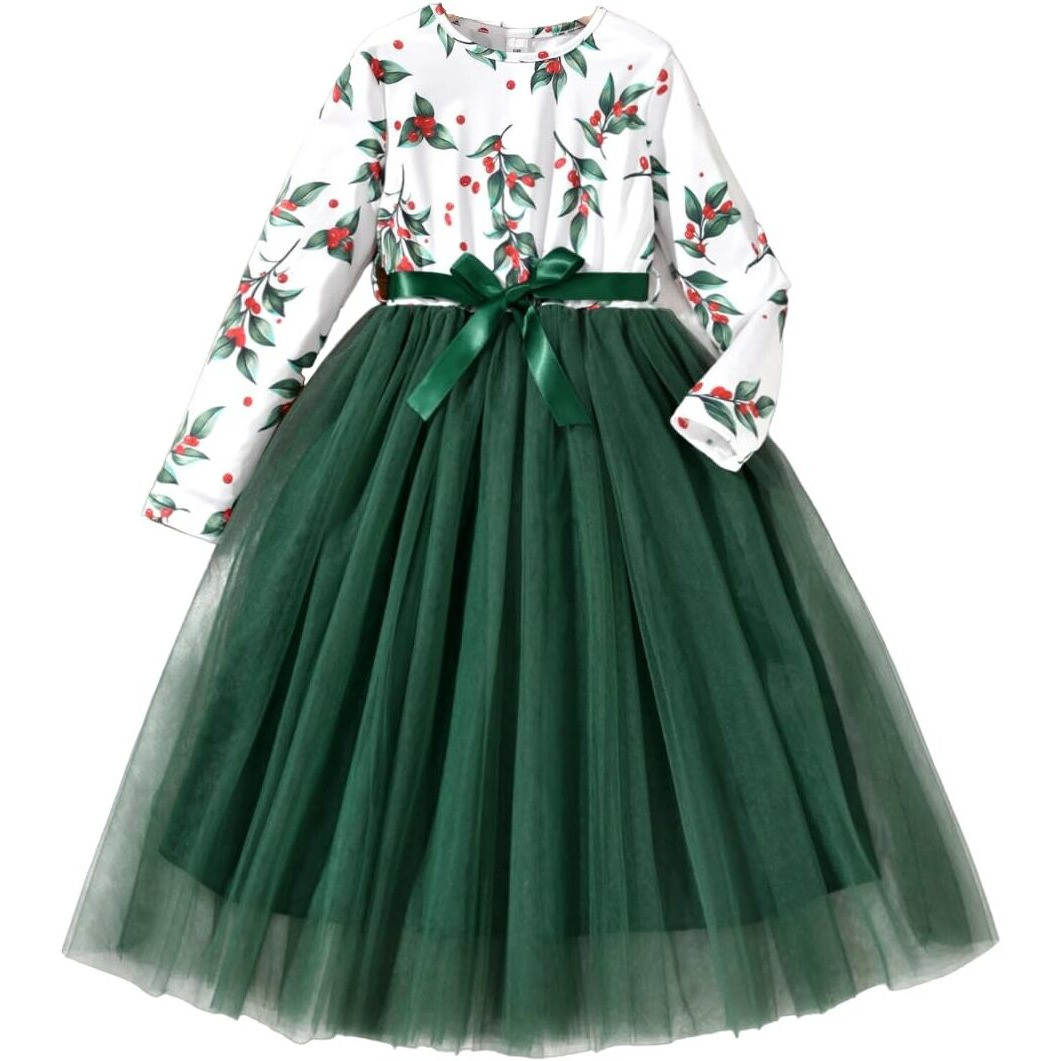 Tagas Baby-Girl's Satin Fit And Flare Knee-Length Frock (Kd-96-Green-9 Years-10 Years)