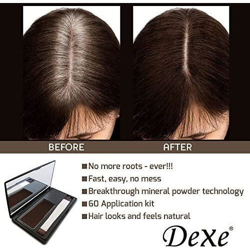 Dexe Root Cover Up, Root Touch Up, 6G - Dark Brown