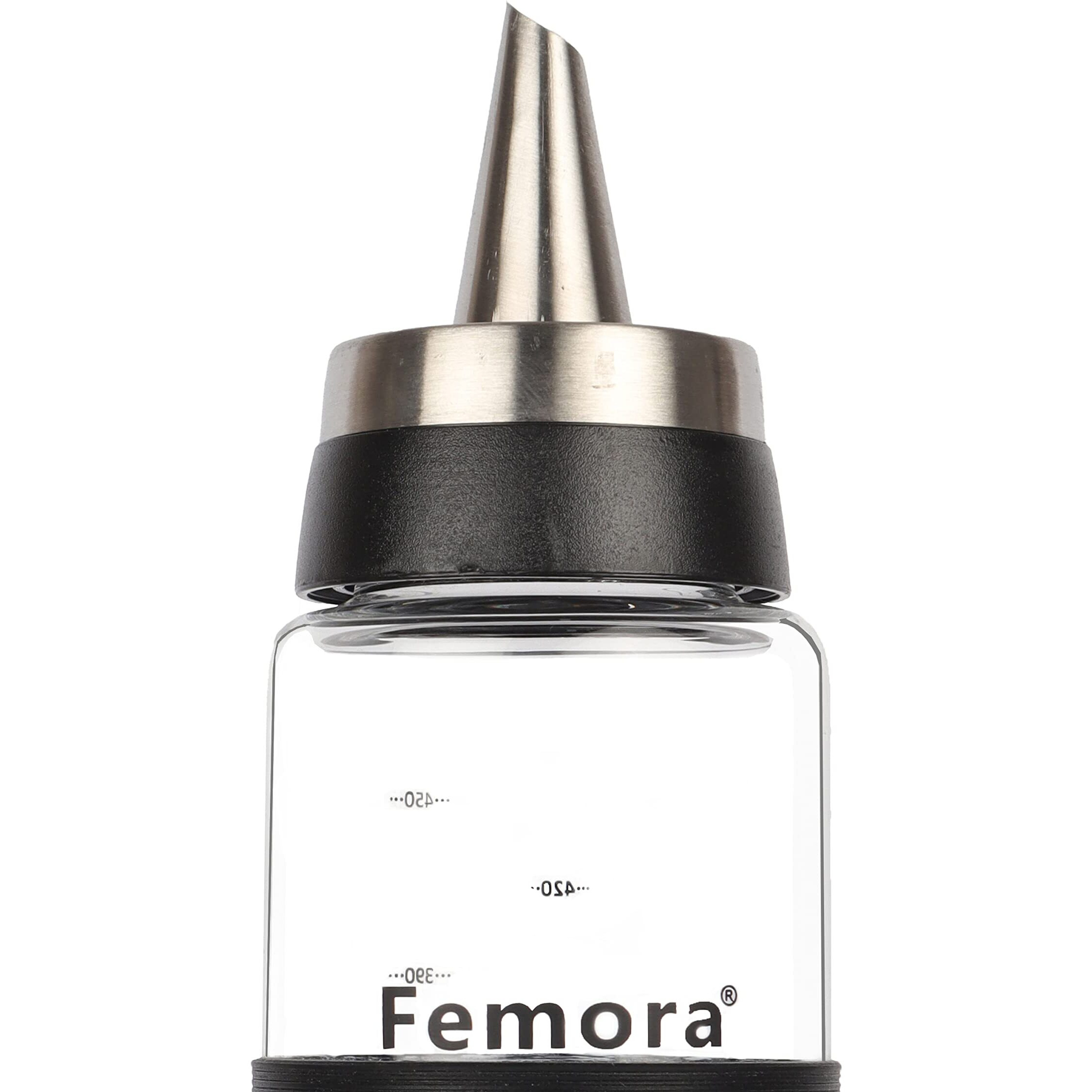 Femora Oil Dispenser | Glass Oil Bottle | 1 Year Warranty | Cooking Oil Dispenser 500Ml Pack Of 1 Oil Bottle