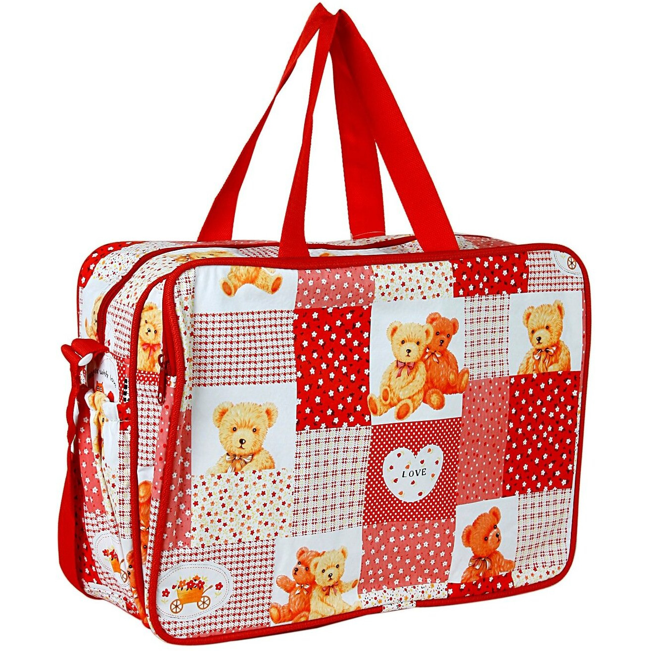 Beybee Baby Diaper Nappy Changing Baby Diaper Bag|Spacious Waterproof Backpack With Multiple Pockets To Easily Organise Baby Essentials|Mummy Bag/Handbag Mama's Bag Travel Bag (Diaper Bag(Red)