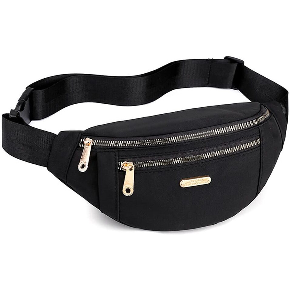 Palay Waist Bags For Women Girls With Adjustable Strap, Stylish Bumbag Chest Bag Waterproof Fanny Bag, Oxford Cloth Waist Pack Outdoor Hiking Running Travel