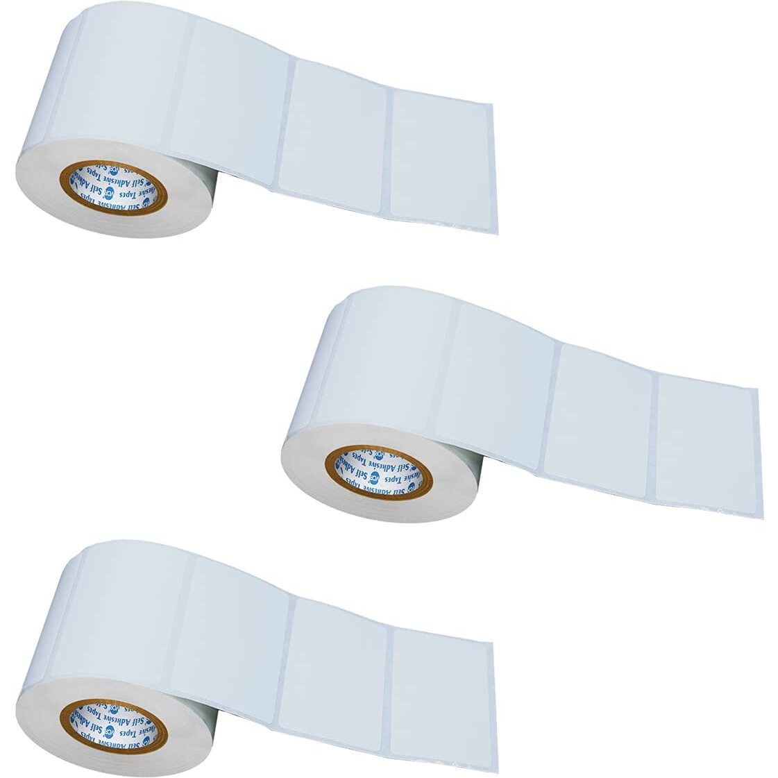 Vcr 2.5 X 1.5 Direct Thermal Barcode Label Sticker - 2.5 X 1.5 Inches - 60Mm X 40Mm - 500 Labels Per Roll - Pack Of 3 Rolls - White Self Adhesive Sticker For Printing Barcoding Labels 1 Inch Core