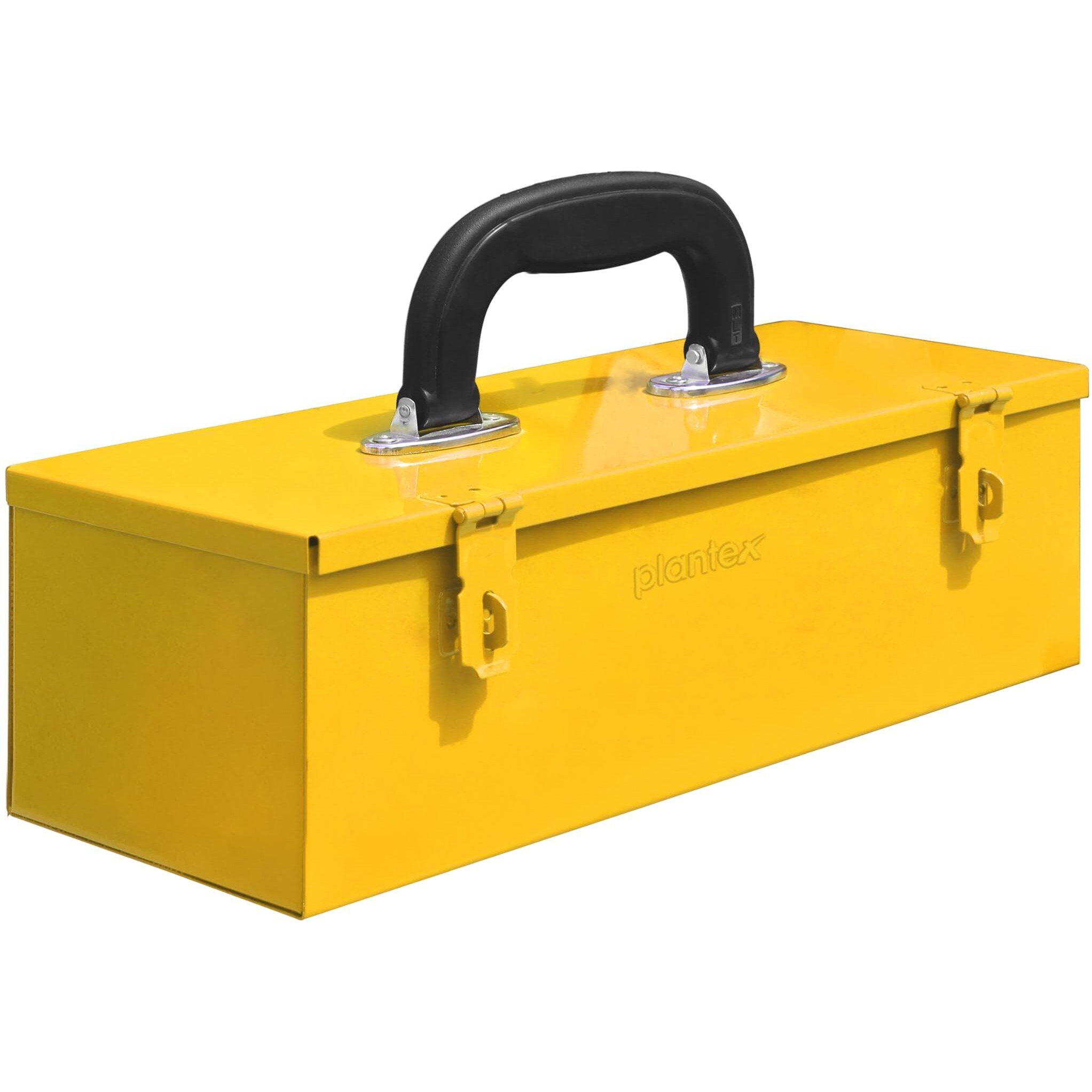 Plantex 12-Inch Metal Tool Box For Tools/Tool Box Empty For Home Use/Compact Tools Box (Yellow) 31 X 11 X 10.5 Cm