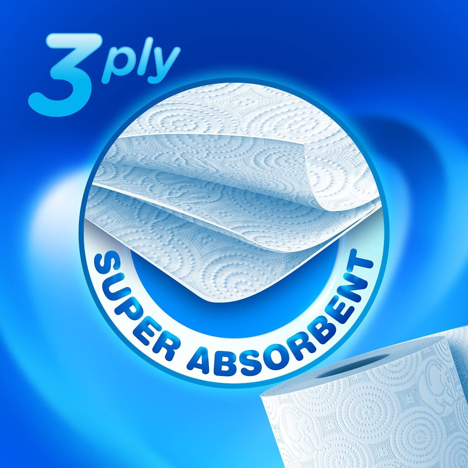 Selpak Kitchen Towel Paper - 3Ply (4 Rolls/Pack)