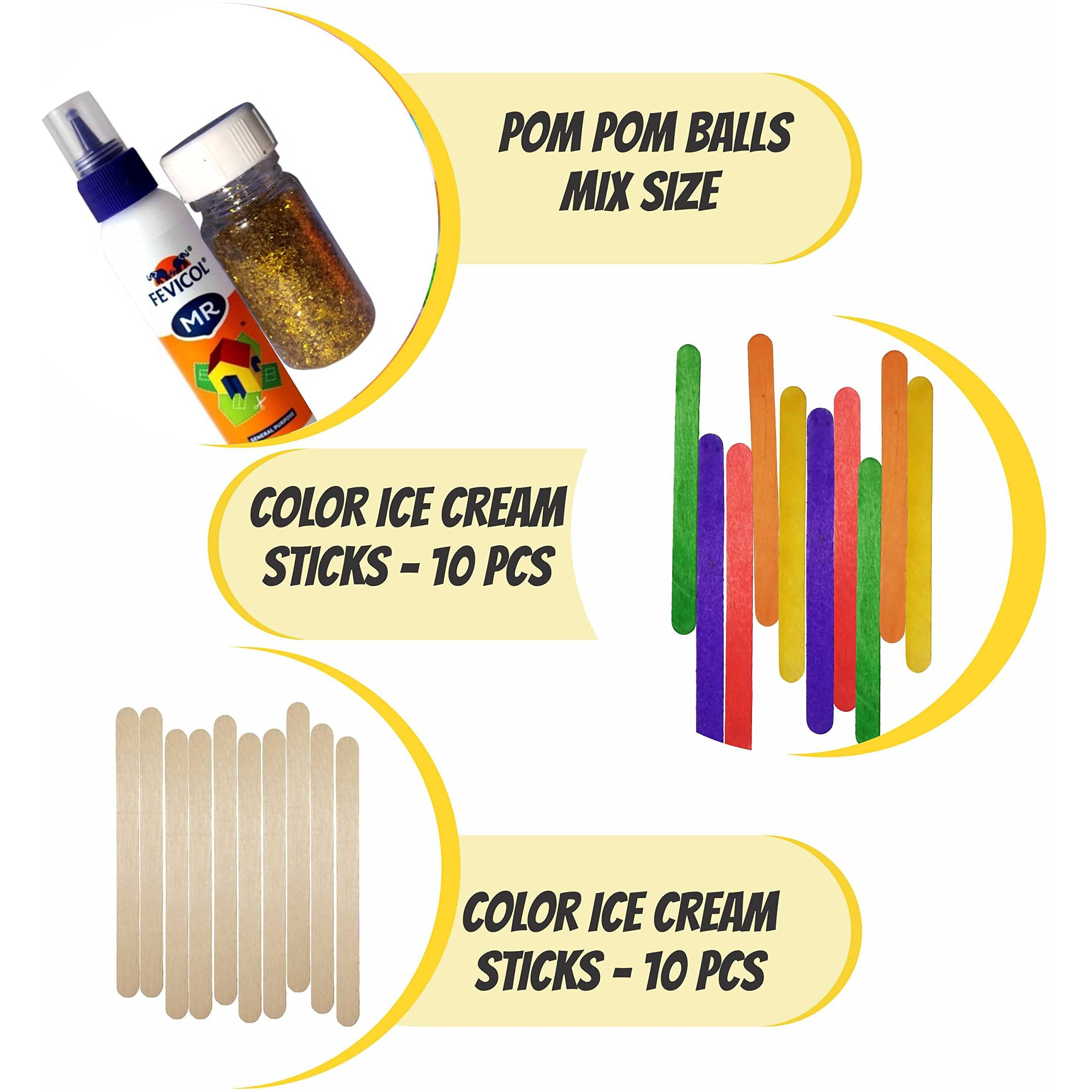 Indikonb 17 In 1 Art And Craft Kit For Girls And Boys With Crafts Supplies Set All Craft Materials Items For Kids Diy For All Ages 8-10,Age 9-12,Age 12-16 Old|Glue Gun + New Art Kit  1|,Multicolor