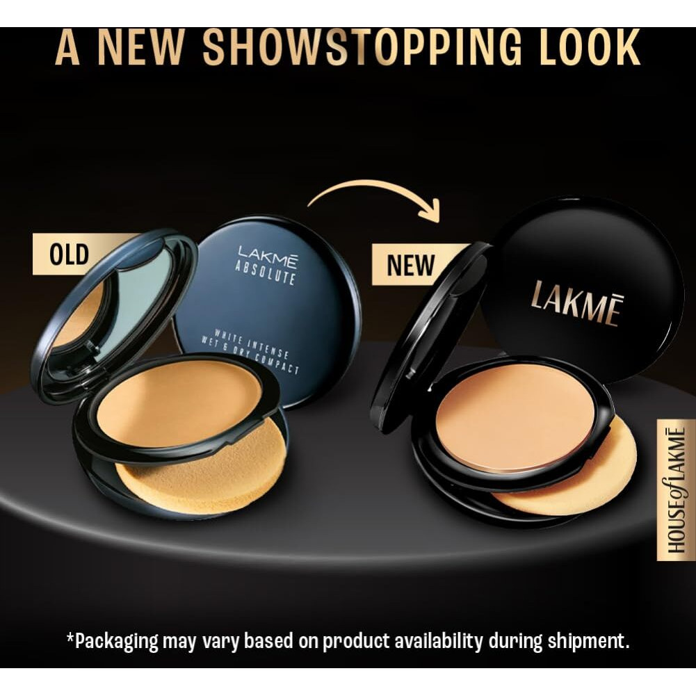 Lakm Showstopper Collection Unreal Dual Cover Pressed Powder, Rose Creme 02, 9 G - Oily, Natural
