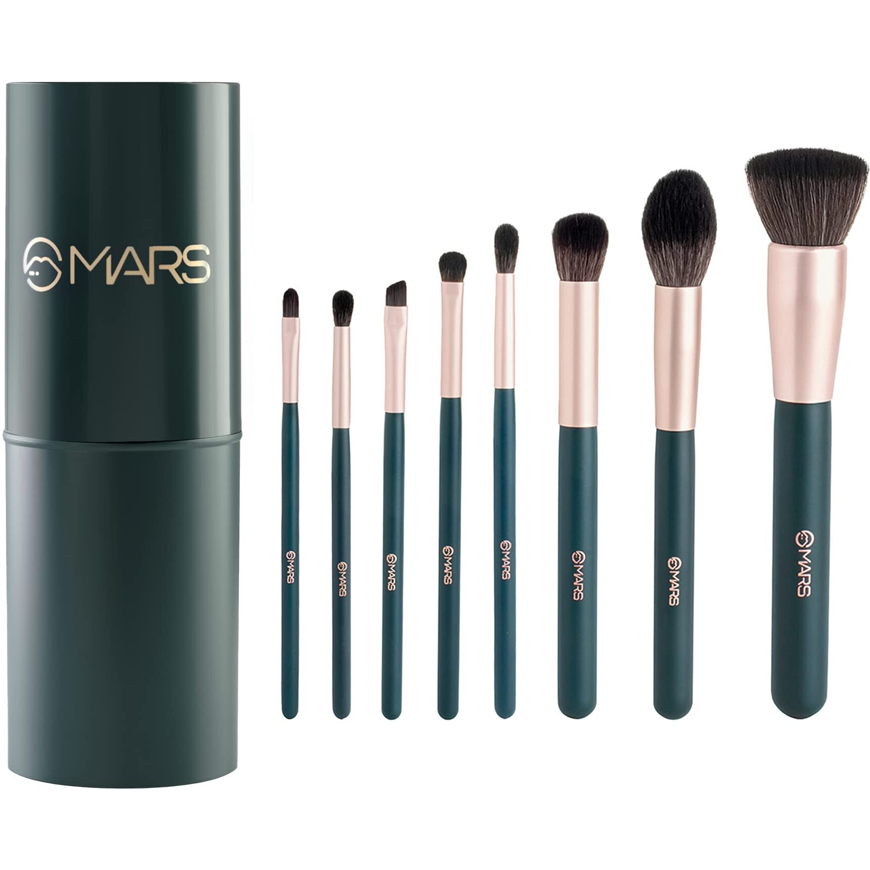 Mars Tools Of Titan Brush Set Of 8 With Holder | Face Makeup Brush Set With Ultra Soft Bristles (Pack Of 8)