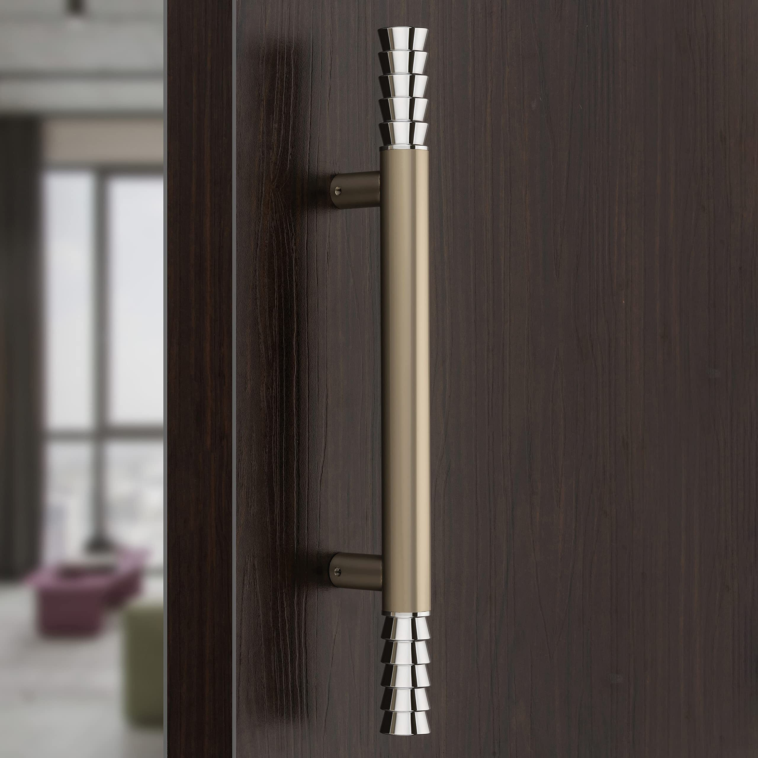 Plantex Satin White Lotus Main Door Handle For Pull And Push Operations (Model-103), Pull Handle - 3 Years Warranty