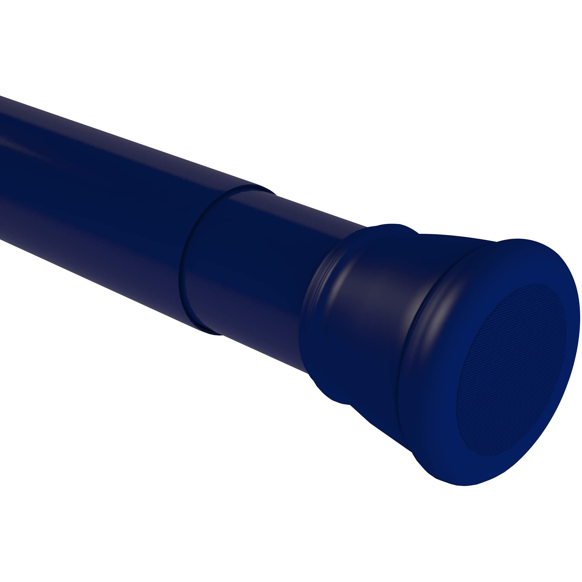 Story@Home Adjustable-Length Shower Curtain Tension Rod, 41-70 Inches, Rustproof Metal, Lightweight, Blue - Perfect For Easy Installation And Stylish Bathroom Decor.