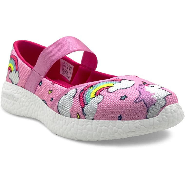 Kazarmax Kids Girl's Pink Ballerinas - 9 Kids Uk
