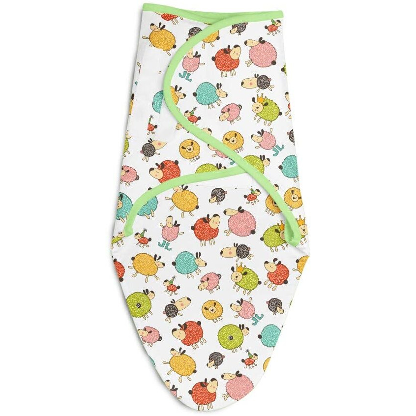 Superbottoms Dry Feel Swaddle Wrap For Newborn | Superdryfeel Layer To Keep Baby Dry | Extra Soft | 100% Cotton | Easy To Wear, Travel-Friendly Wrapper | 0-3 Months, Baby Wrappers | Pack Of 2