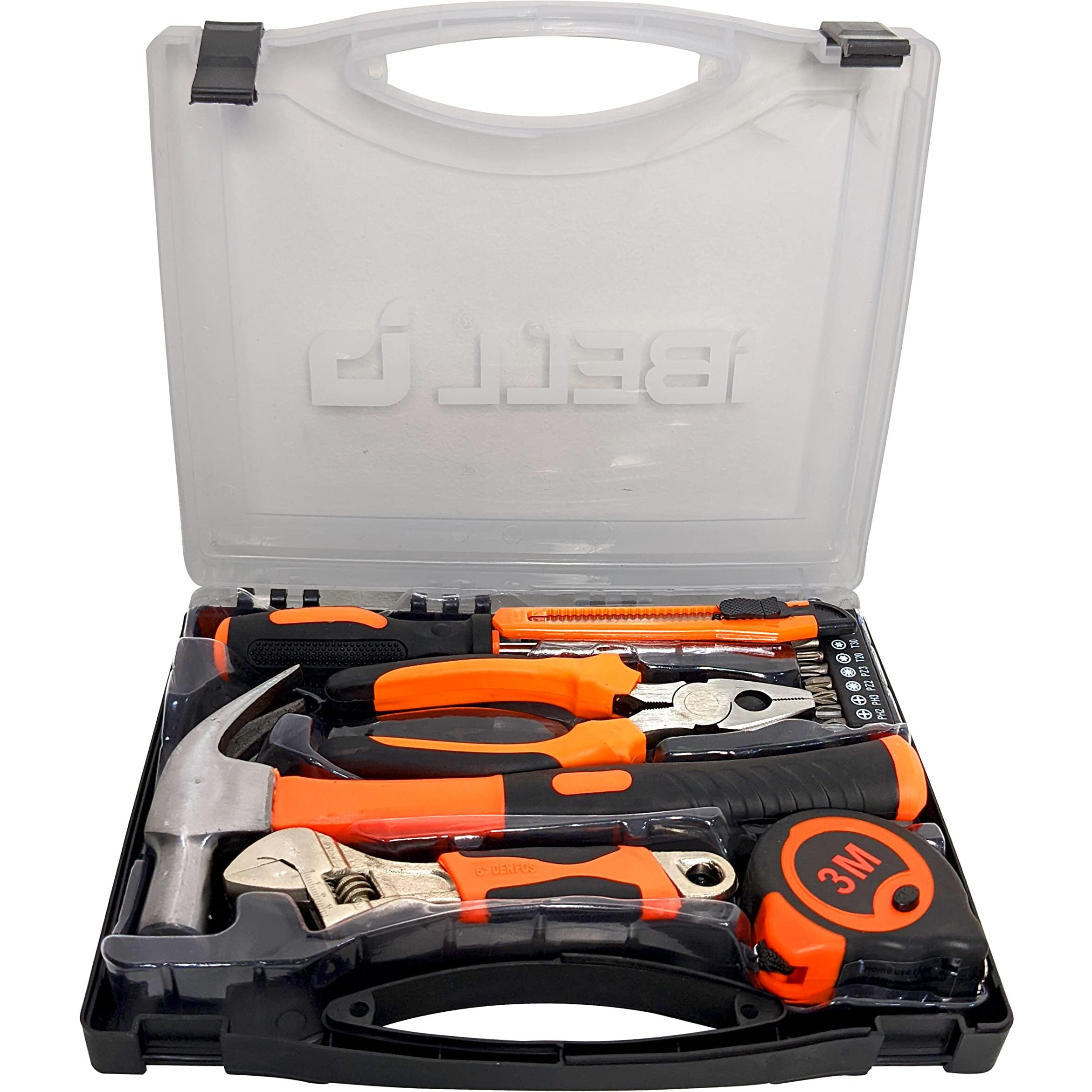 Ibell Ht17-30 Hand Tool Kit For Household Diy & Emergency Maintenance (14 Pieces)