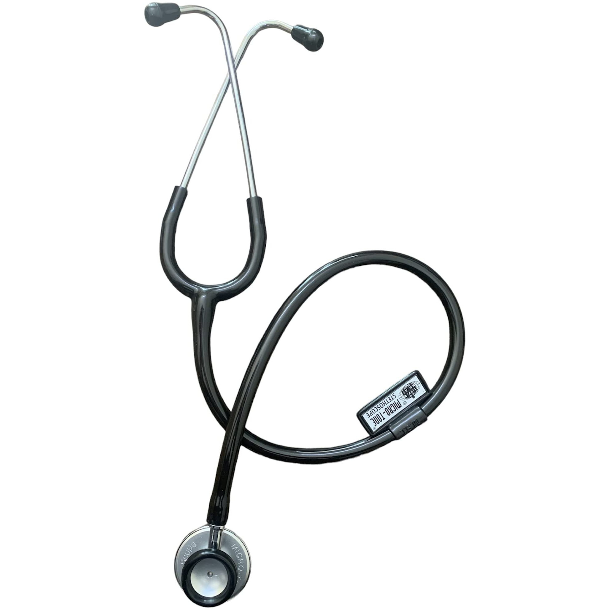 Microtone Stethoscope (Black) Made In India