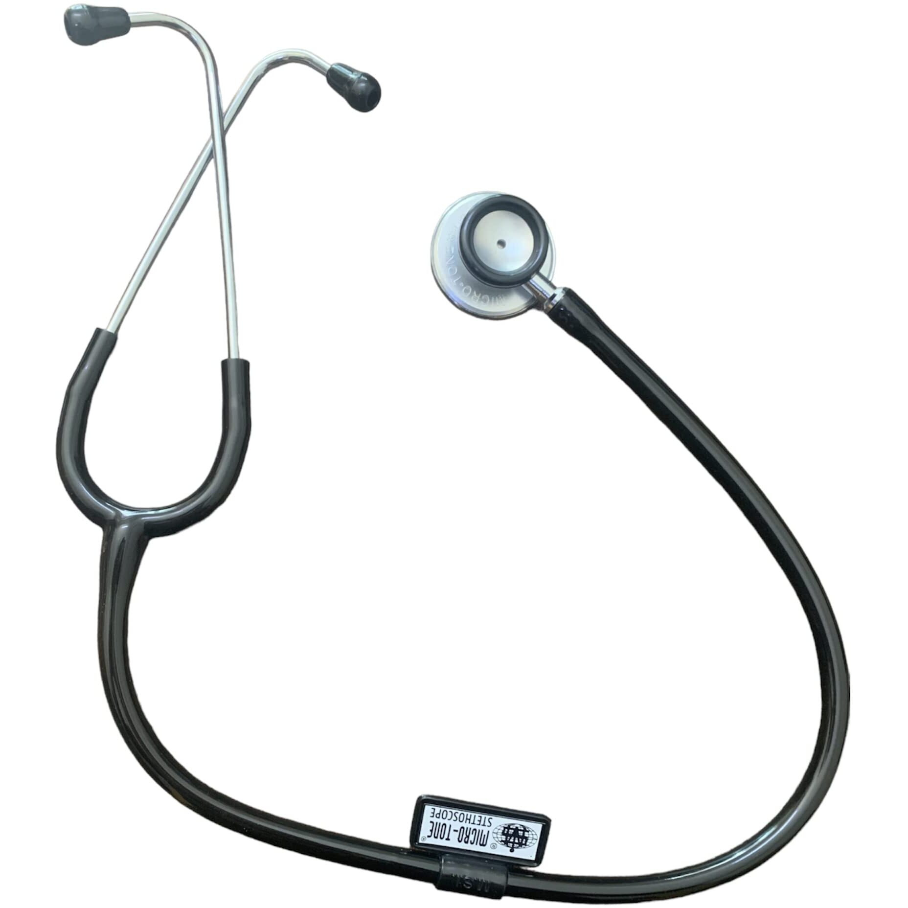 Microtone Stethoscope (Black) Made In India