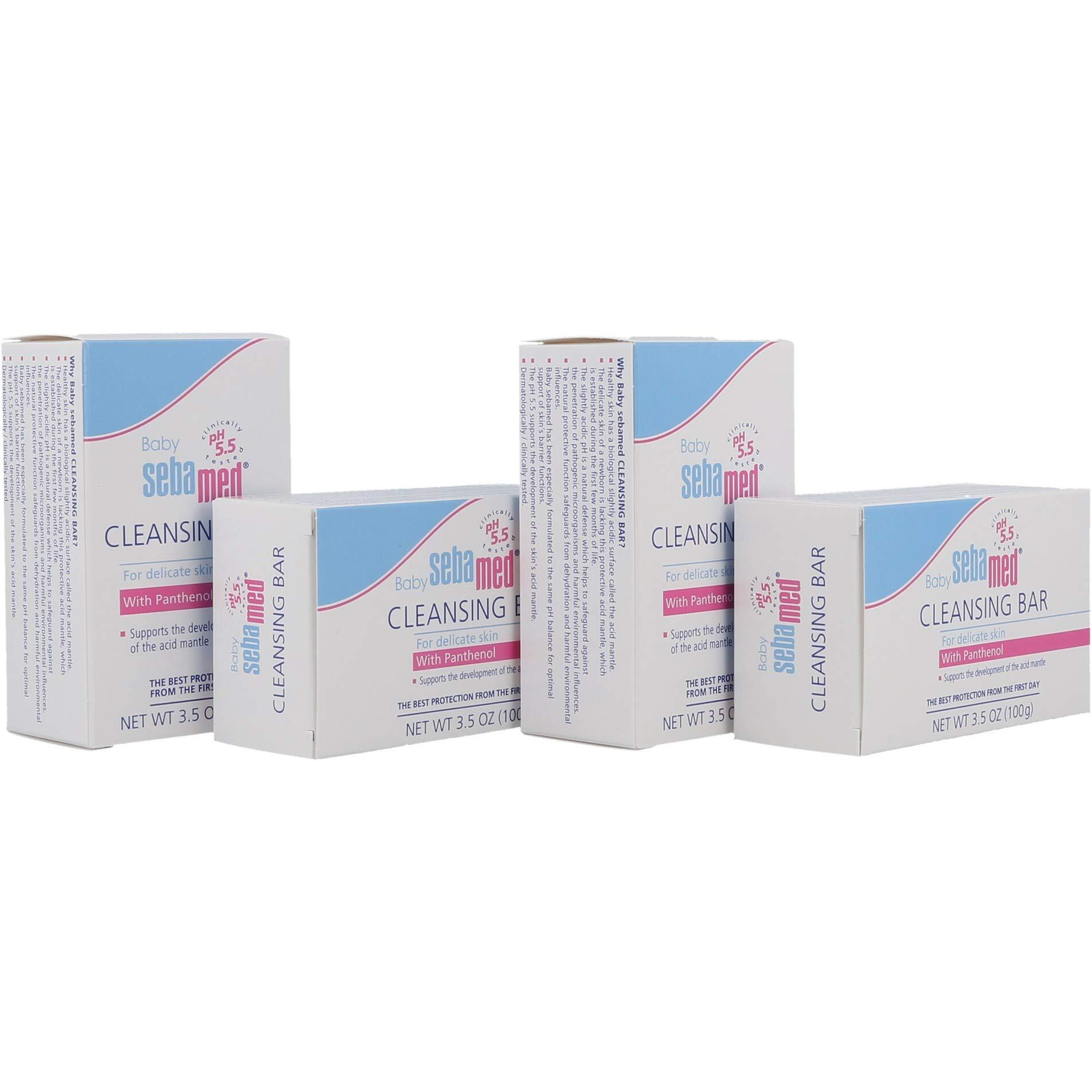 Sebamed Baby Cleansing Bar, 3.5-Ounce Boxes (Pack Of 4)