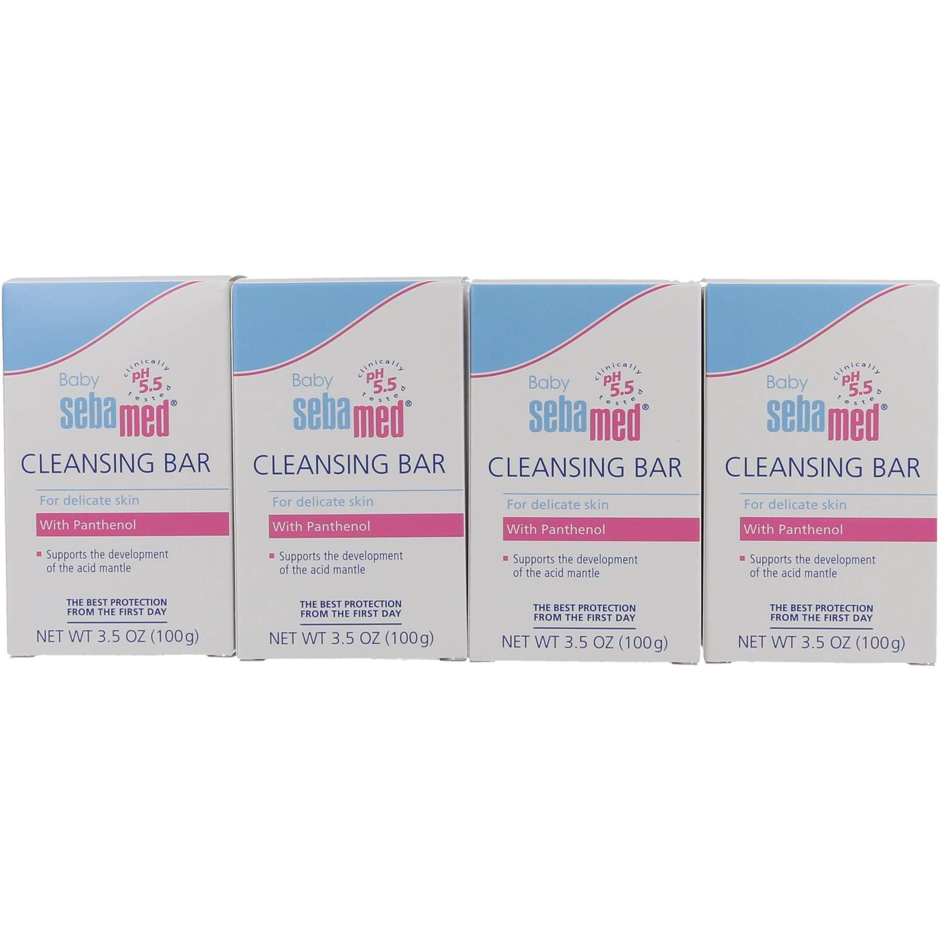 Sebamed Baby Cleansing Bar, 3.5-Ounce Boxes (Pack Of 4)