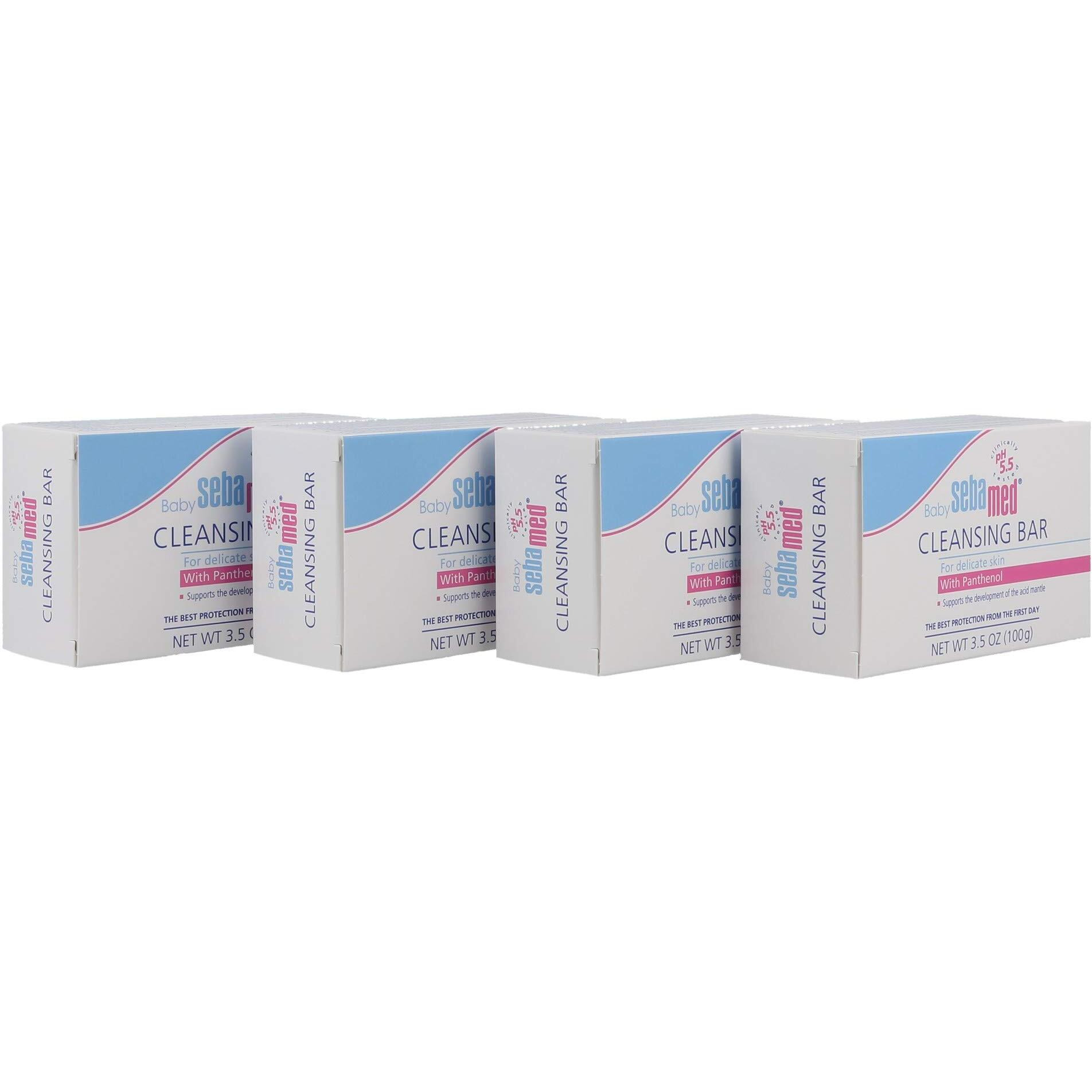 Sebamed Baby Cleansing Bar, 3.5-Ounce Boxes (Pack Of 4)