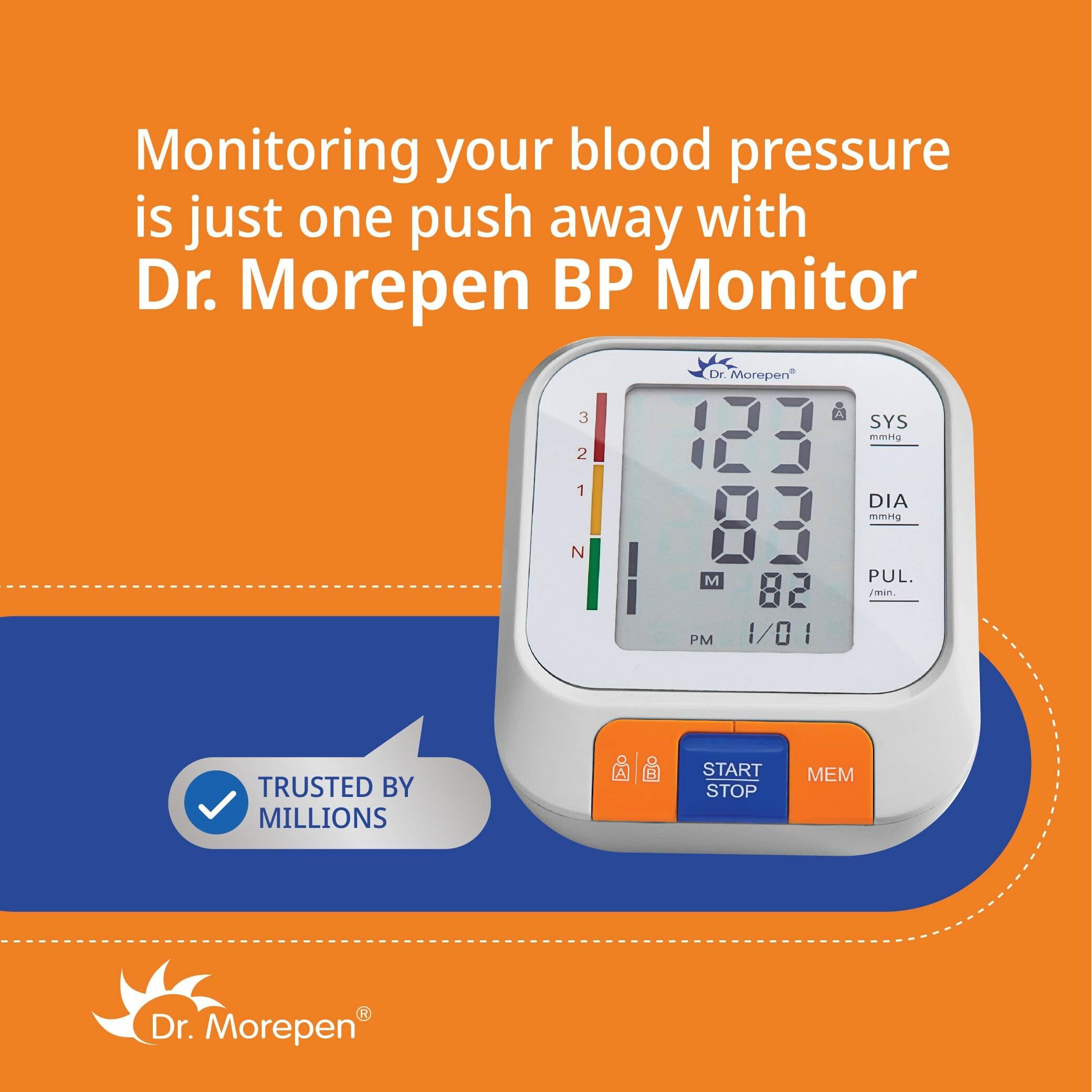 Dr. Morepen Emzmorepen-Bp15 Blood Pressure Monitor (White)