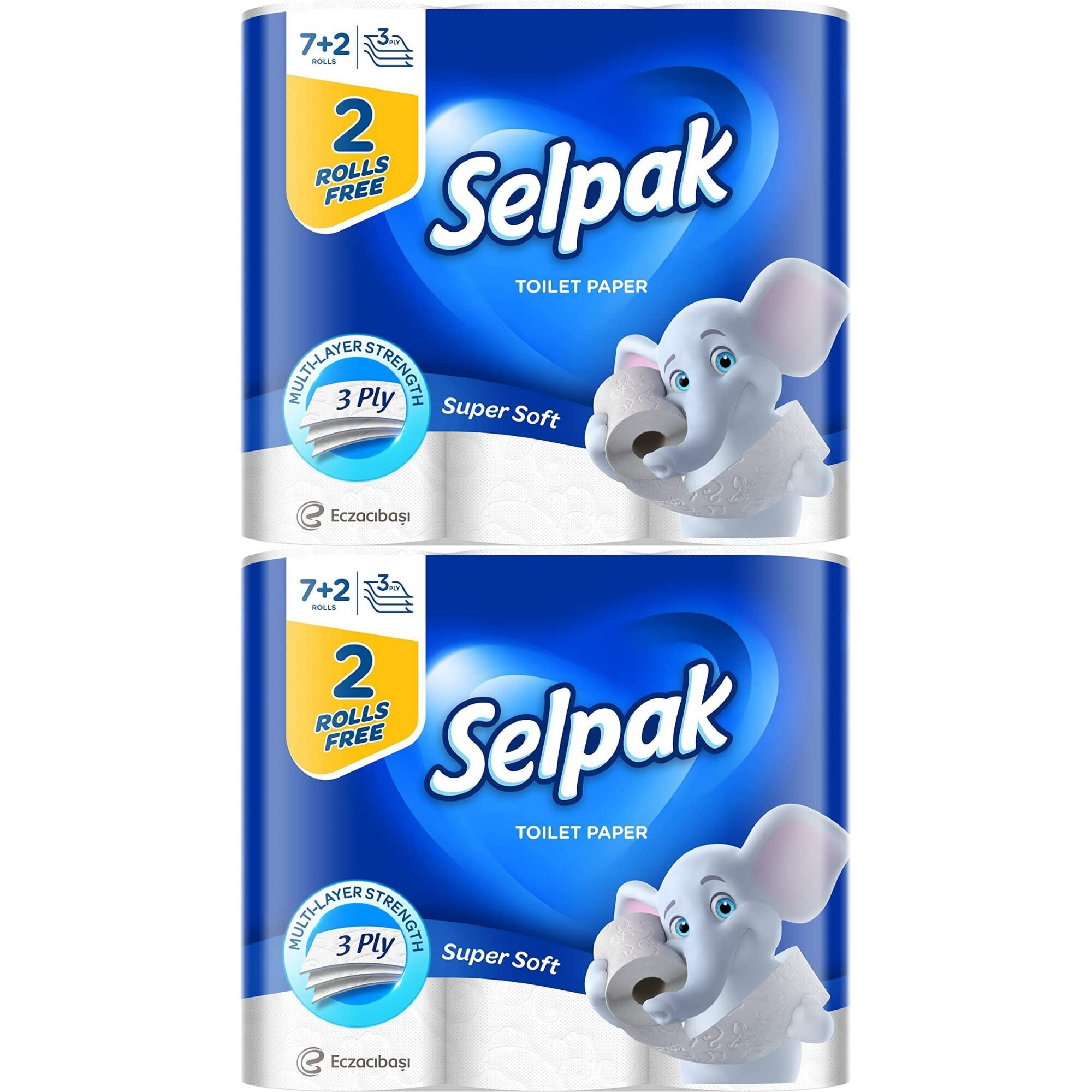 Selpak Super Soft Toilet Paper - Pack Of 18 Rolls